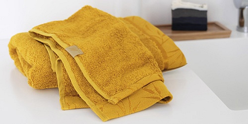 Dárkové balení ručníků Luna medově žlutá 2 ks