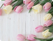 Prostírání Růžové tulipány